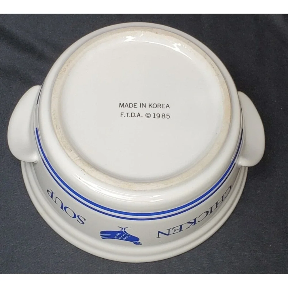 RARE Vintage FTDA Chicken Soup Bowl.